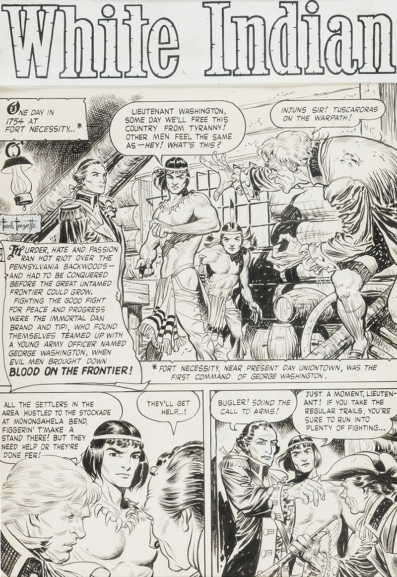 Art of Frank Frazetta ~ Charles Starrett as the Durango Kid #2 Story