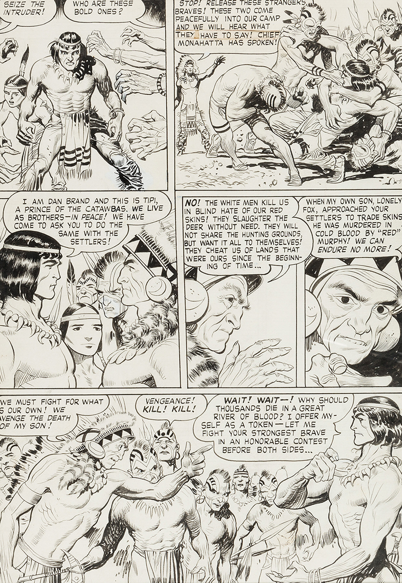 Art of Frank Frazetta ~ Charles Starrett as the Durango Kid #2 Story