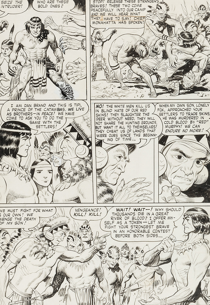 Art of Frank Frazetta ~ Charles Starrett as the Durango Kid #2 Story