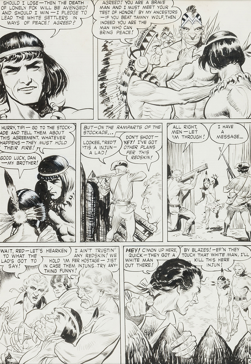 Art of Frank Frazetta ~ Charles Starrett as the Durango Kid #2 Story