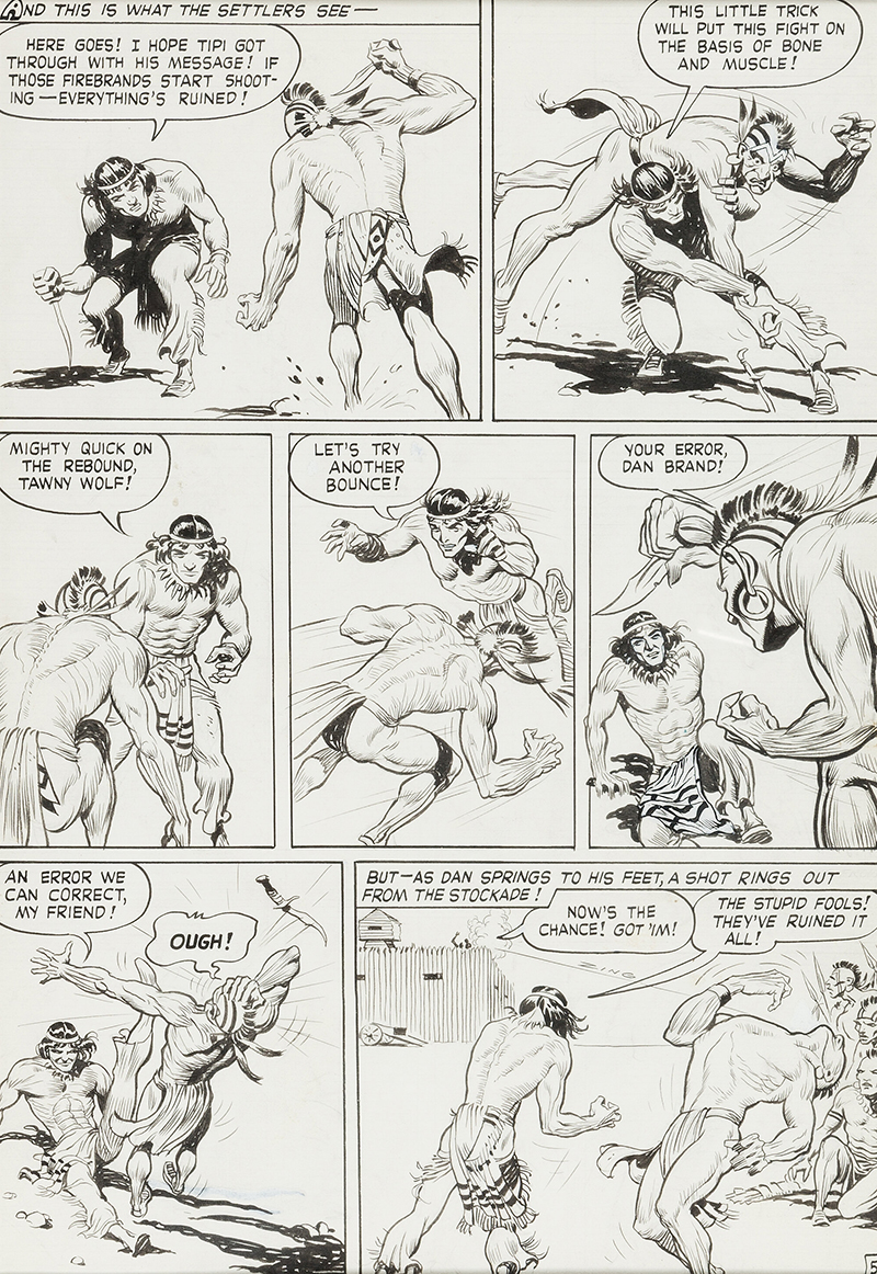 Art of Frank Frazetta ~ Charles Starrett as the Durango Kid #2 Story