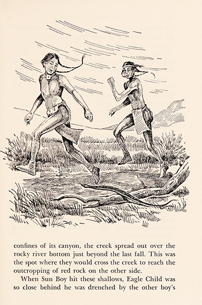 The white calf - the story of Eagle Child, the Piegan boy, who found a white buffalo calf said to have been sent by the Above Ones