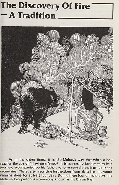 Art of  Kahionhes ~ Tales of the Iroquois, 1976