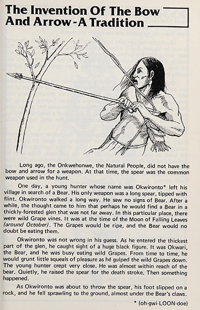 Art of  Kahionhes ~ Tales of the Iroquois, 1976