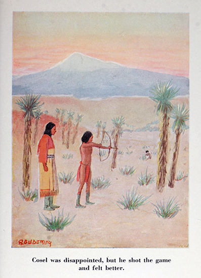 William Cunningham ~ Cosel with Geronimo on his last raid; the story of an Indian boy  ~ art / illustration by  Edwin Willard Deming