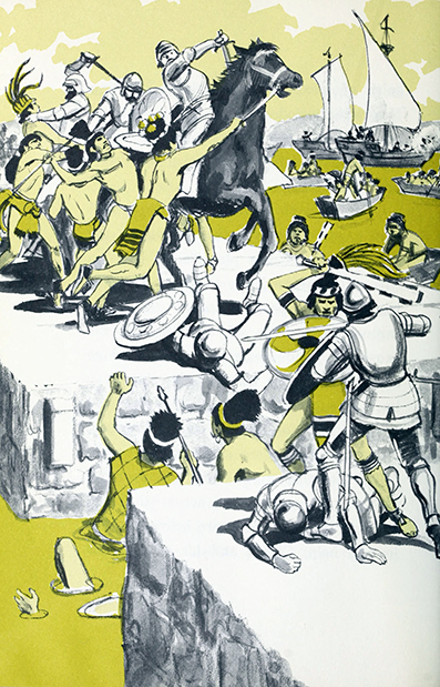 A world explorer: Hernando Corte�s ~ by Stewart Graff ~ art / illustrated by  Raymond Burns
