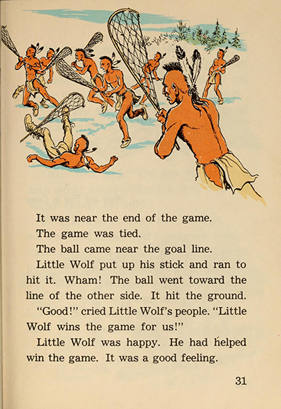 Little Wolf and the thunder stick, by Edna Walker Chandler, illustrated by Jack Merryweather,  Chicago, Benefic Press ~ 1956 