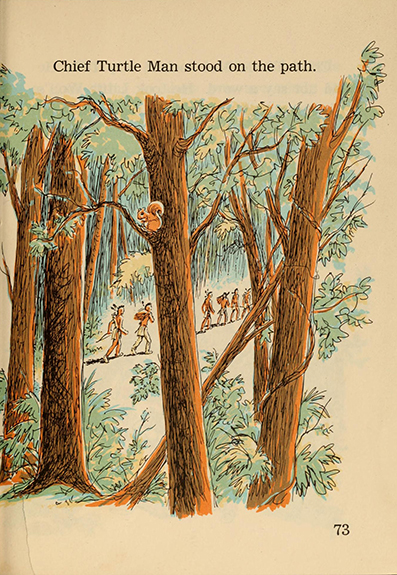 Little Wolf and the thunder stick, by Edna Walker Chandler, illustrated by Jack Merryweather,  Chicago, Benefic Press ~ 1956 