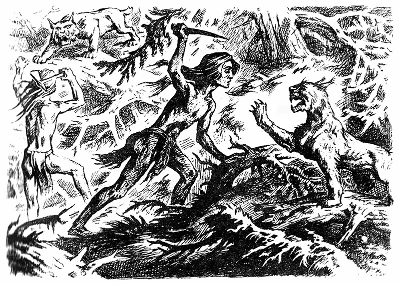 Synov� Velk� Medv�dice, ilustrace: Paramonov Pavel Lvovich  