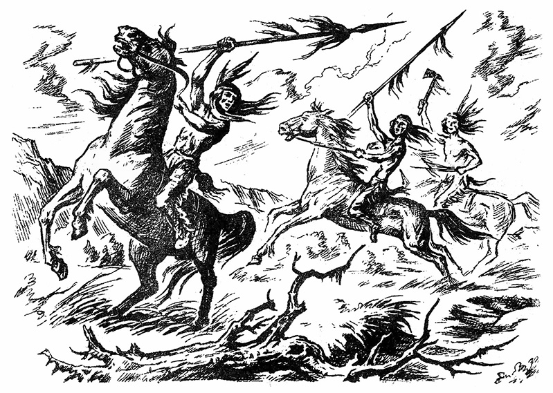 Synov� Velk� Medv�dice, ilustrace: Paramonov Pavel Lvovich  