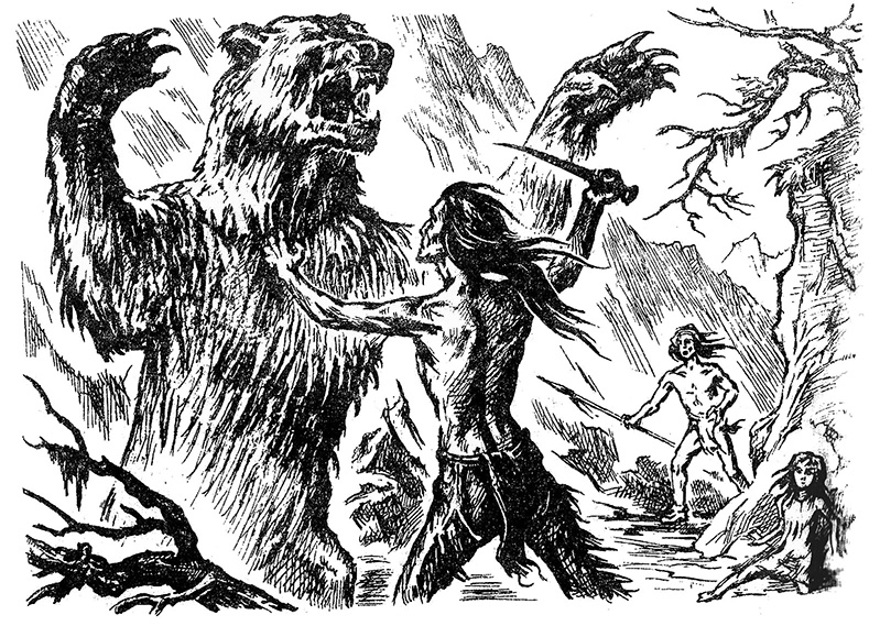 Synov� Velk� Medv�dice, ilustrace: Paramonov Pavel Lvovich  