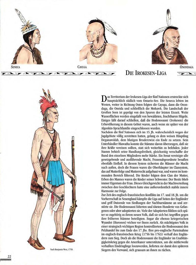 Atlas Der Indianer Nordamerikas, ilustrace: Gilbert Legay