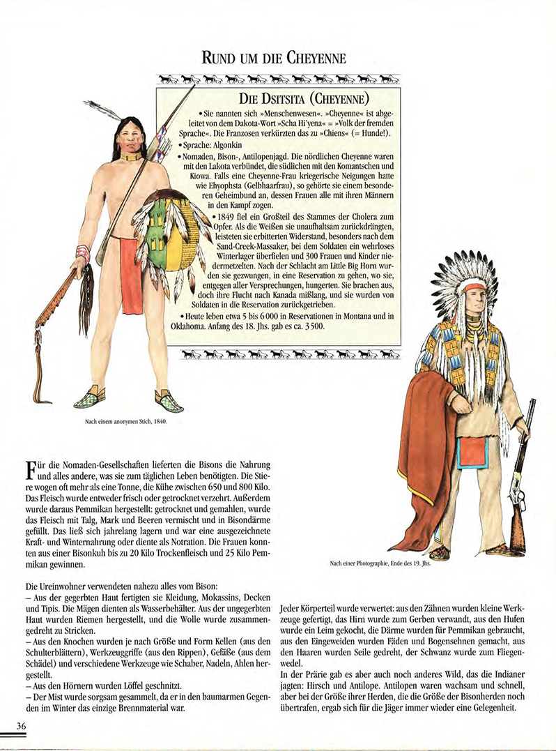 Atlas Der Indianer Nordamerikas, ilustrace: Gilbert Legay