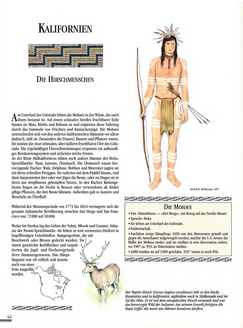 Atlas Der Indianer Nordamerikas, ilustrace: Gilbert Legay