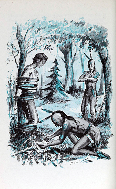 EWith the forrest runners (Joseph A. Altsheler) ~ illustrated by Walter R. Sabel
