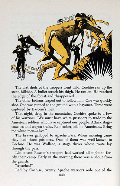 Apache warpath (Edgar Wiath) ~ illustrated by Frederic Chapman