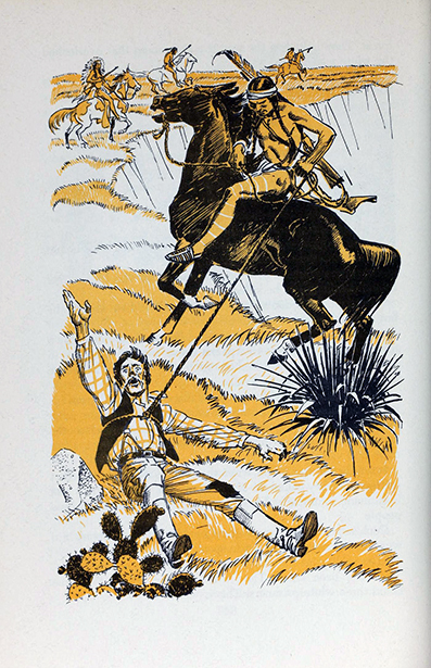 Apache warpath (Edgar Wiath) ~ illustrated by Frederic Chapman