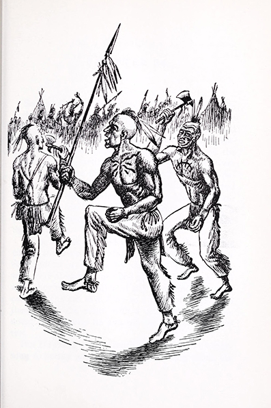 The last of the Mohicans: a narrative of 1757 ~ James Fenimore Cooper - illustrated by Thomas Fraumeni ~   Paris : Baudry's European Library ~ 1947