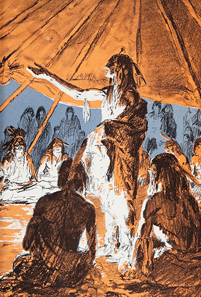 The story of Crazy Horse ~  Enid LaMonte Meadowcroft - illustrated by Cary ~ Garrard Publishing Company, Champaign, Illinois  ~ 1965<