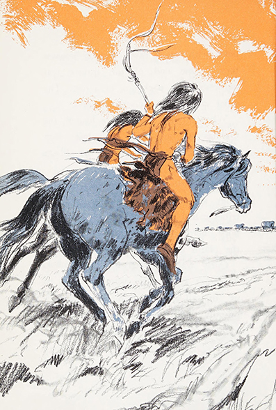 The story of Crazy Horse ~  Enid LaMonte Meadowcroft - illustrated by Cary ~ Garrard Publishing Company, Champaign, Illinois  ~ 1965<