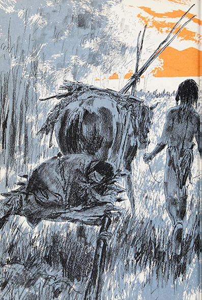 The story of Crazy Horse ~  Enid LaMonte Meadowcroft - illustrated by Cary ~ Garrard Publishing Company, Champaign, Illinois  ~ 1965<