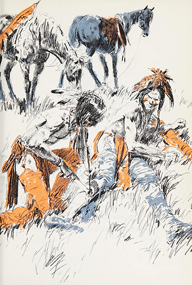 The story of Crazy Horse ~  Enid LaMonte Meadowcroft - illustrated by Cary ~ Garrard Publishing Company, Champaign, Illinois  ~ 1965<