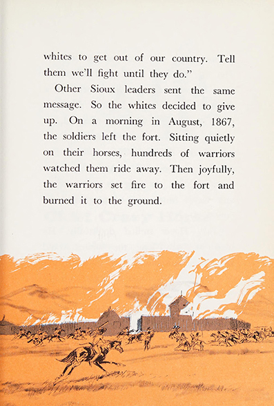 The story of Crazy Horse ~  Enid LaMonte Meadowcroft - illustrated by Cary ~ Garrard Publishing Company, Champaign, Illinois  ~ 1965<