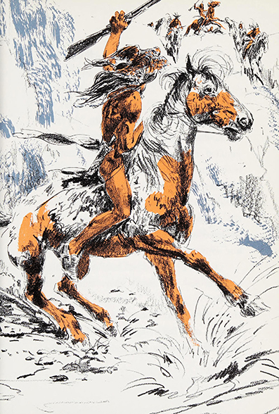 The story of Crazy Horse ~  Enid LaMonte Meadowcroft - illustrated by Cary ~ Garrard Publishing Company, Champaign, Illinois  ~ 1965<