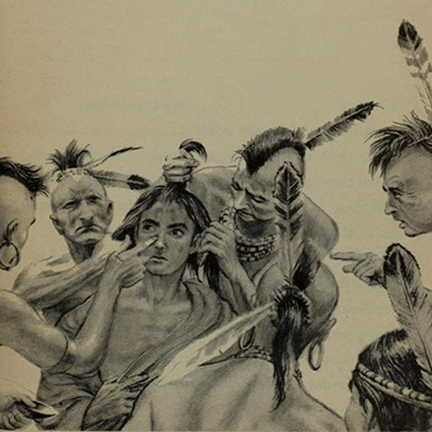Captured by the Mohawks : and other adventures of Radisson, by North Serling, illustrated by Edwin Tunis, Cleveland, World Pub. Co ~ 1959 