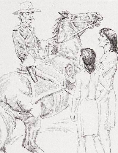 Tree Tall and the whiteskins ~ Shirlee Evans ~ illustrated by James Ponder  ~  Scottdale, Pa. : Herald Press ~ 1985