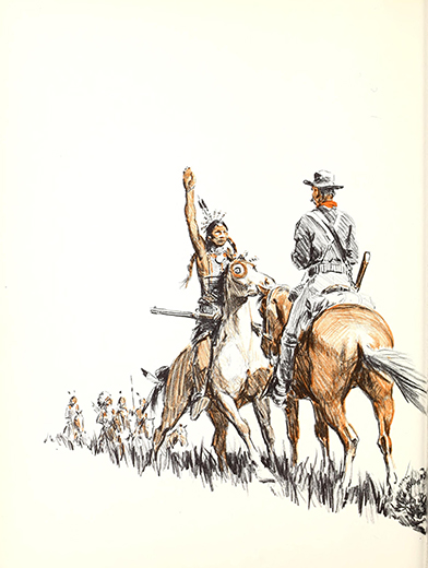 A picture report of the Custer fight