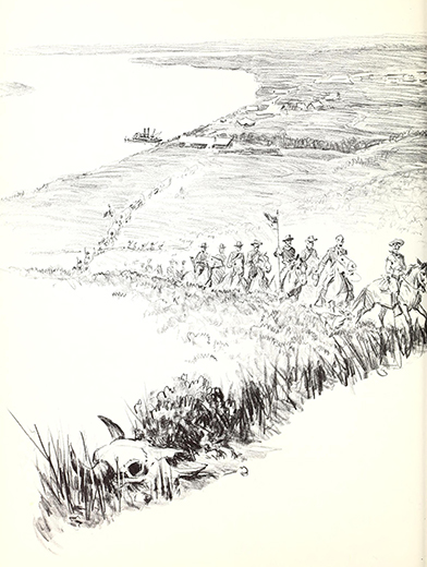 A picture report of the Custer fight