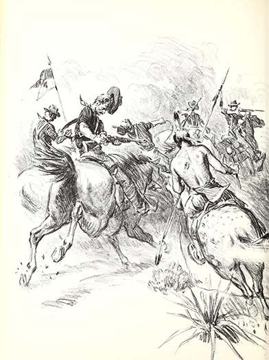 A picture report of the Custer fight