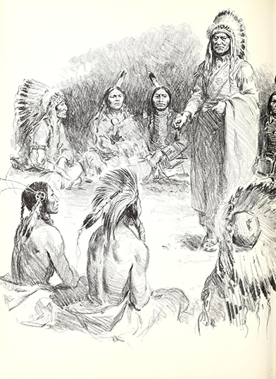 A picture report of the Custer fight