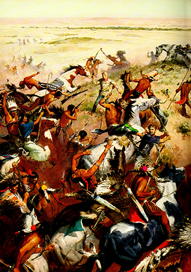 A picture report of the Custer fight