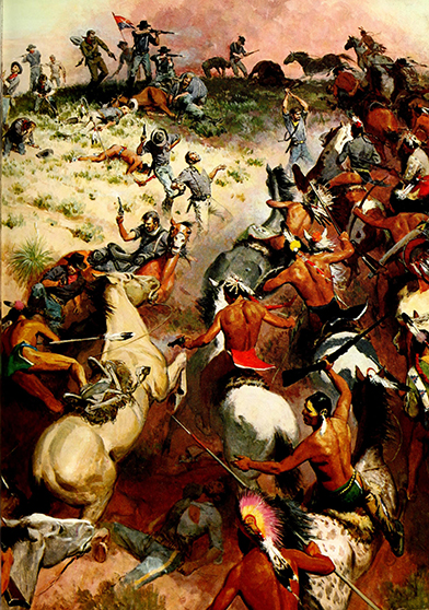 A picture report of the Custer fight