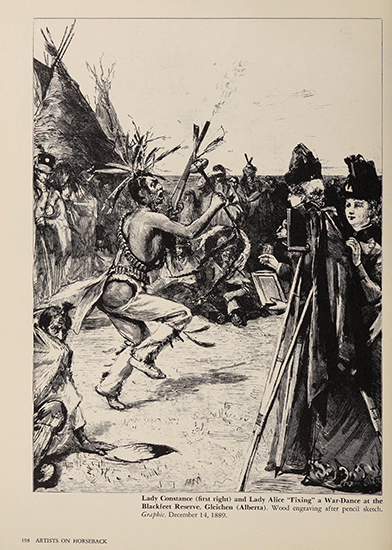 Artists on horseback