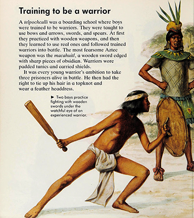 Growing up in Aztec times, Marion Wood, illustrated by Richard Hook 
