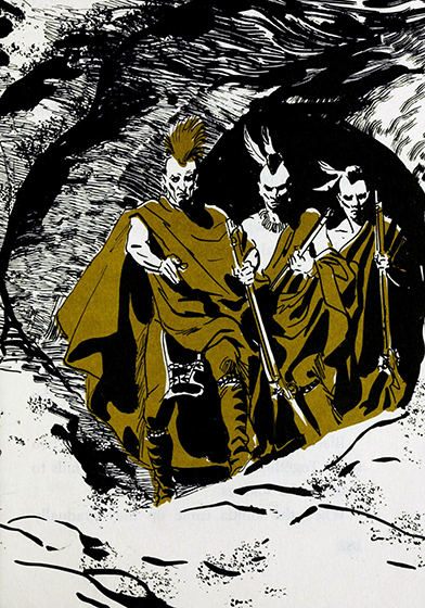 Black Hawk, young Sauk warrior, Kathryn Cleven Sisson, illustration by Gray Morrow