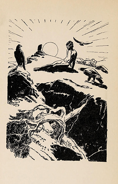 Plenty Coups, The life story of a great Indian, 1930, Frank B. Linderman, illustrated: H. M. Stoops