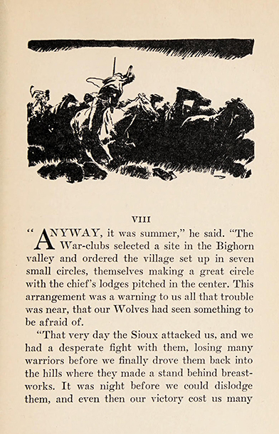 Plenty Coups, The life story of a great Indian, 1930, Frank B. Linderman, illustrated: H. M. Stoops