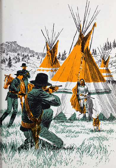 Red Cloud, Sioux war chief,  Virginia Frances  Voight, Illustrated  by Victor Mays