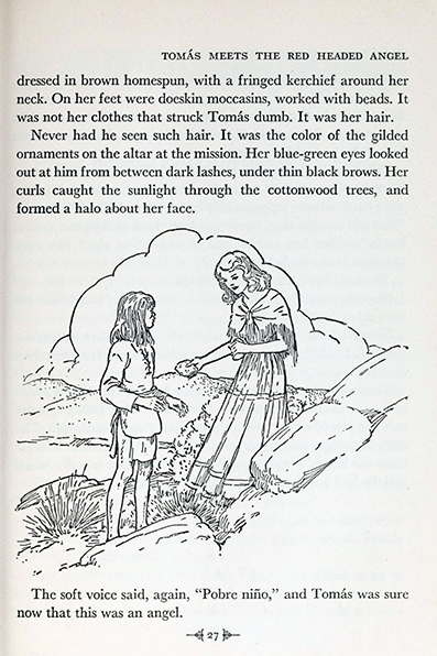 Tom�s and the red headed angel, Marion Garthwaite, Illustrated by Lorence Bjorklunds