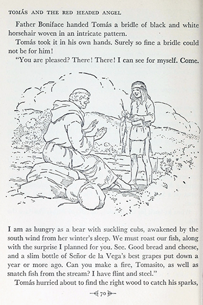 Tom�s and the red headed angel, Marion Garthwaite, Illustrated by Lorence Bjorklunds