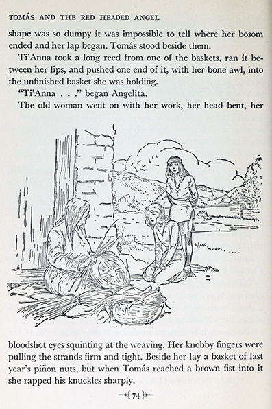 Tom�s and the red headed angel, Marion Garthwaite, Illustrated by Lorence Bjorklunds