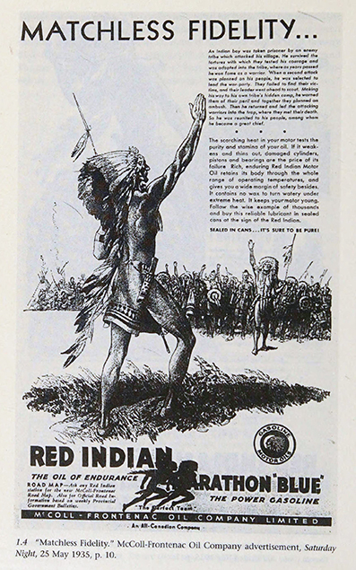 The red man's on the warpath  