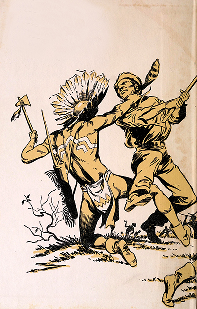 Daniel Boone, the opening of the wilderness by  Brown John Mason, art by  Lee J. Ames