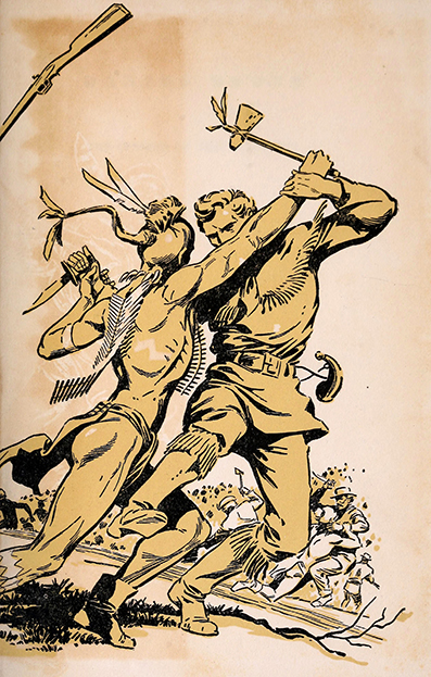 Daniel Boone, the opening of the wilderness by  Brown John Mason, art by  Lee J. Ames