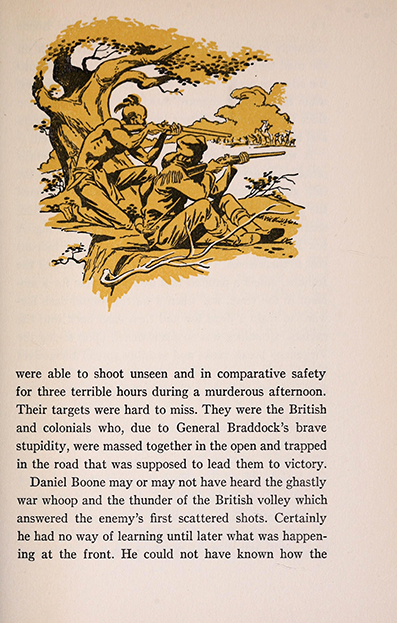Daniel Boone, the opening of the wilderness by  Brown John Mason, art by  Lee J. Ames