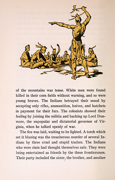 Daniel Boone, the opening of the wilderness by  Brown John Mason, art by  Lee J. Ames